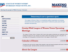 Tablet Screenshot of lwvgreeleyweldcounty.org